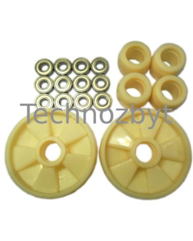 Wheels and rollers set AC