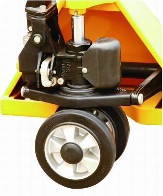 Lowering valve hand pallet truck