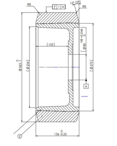 343x140-80 Wheel Vulkollan Jungheinrich 50030525