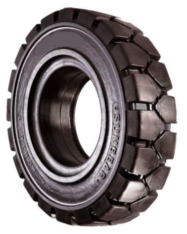 18x7-8 Quick Solid tyre Black SUNBEAR