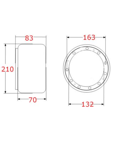 210x70-132 Drive wheel Hangcha AMB155-110003-00