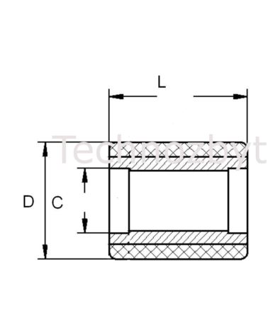 80x70 (47x14) Nylon roller pallettruck