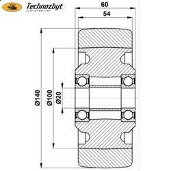 140x54/60-20 Supporting wheel Still 0009933747