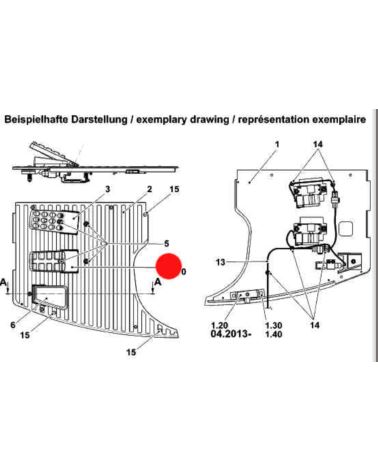 Accelerator pedal Jungheinrich 51175579