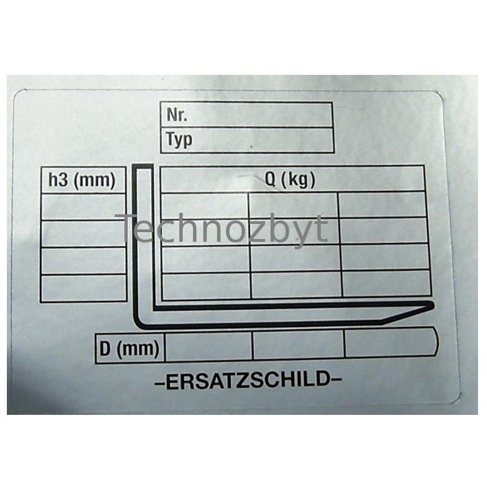 Load diagram label