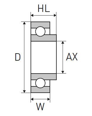 6303 ZZV Ball bearing