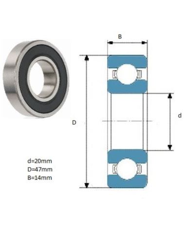 6204 ZZ Bearing