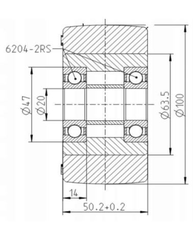 100x50/50-20 Wheel Noblelift 532298510004