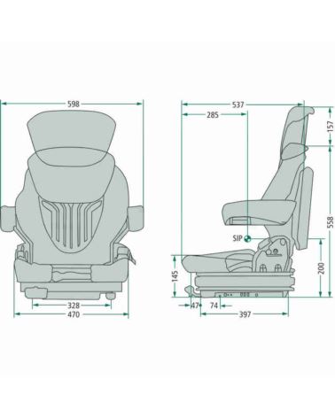 Seat Grammer Oryginal MSG65/521